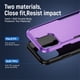 thumbnail image 4 of Para Apple iPhone 15 Pro Funda a Prueba de Golpes Resistente Protección de Cuerpo Completo de Alta Resistencia a Prueba de Polvo/caídas Cubierta Funda, Morado, para iPhone 15 Pro, 4 of 6