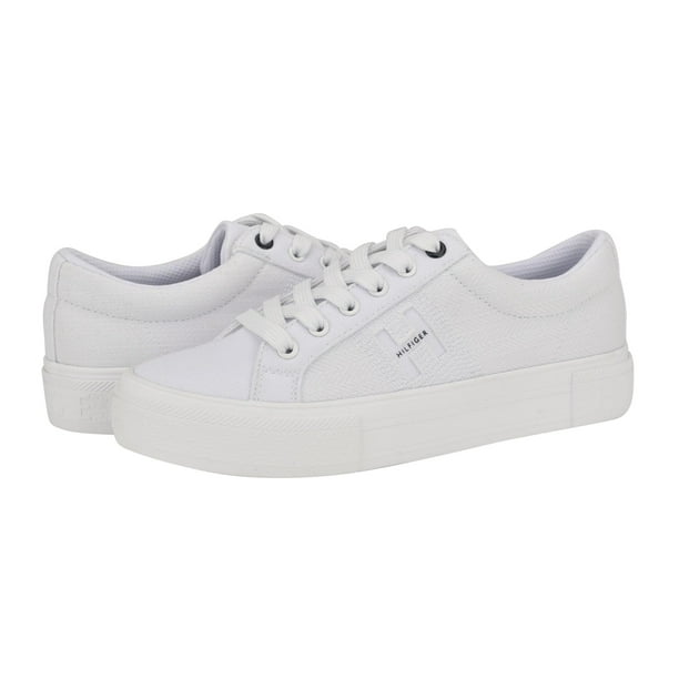Zapatilla Tommy Hilfiger Aconia para mujer, color blanco, talla 7