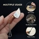 thumbnail image 2 of 4PCS/Set Damascus Pocket Knife Set, Mini Axe Shape Tiny Knife Set, EDC Knife Set, Tiny Knife Cleaver For Package Opener Box Cutter, 2 of 5