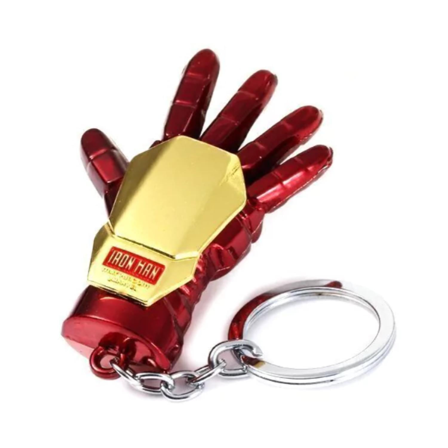 Total Click - Llavero Metalico Premium Guante Iron Man 8cm