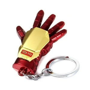 Total Click - Llavero Metalico Premium Guante Iron Man 8Cm