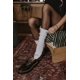 thumbnail image 5 of Pack De 3 Pares De Calcetines Slouch De Algodón Blanco Para Mujer, 5 of 6