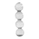 thumbnail image 1 of Florero De Cristal De Burbujas Bola De Cristal Arreglo Floral Arte Hogar Decoración Del Hogar 4 Bolas Transparentes, 1 of 5