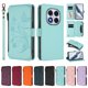 thumbnail image 3 of Funda Cartera Mariposa para [Xiaomi Redmi Note 14 Pro 5G] con Soporte y Cremallera Verde menta, 3 of 6