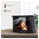 thumbnail image 4 of Calefactor Termoventilador 1000W Negro Control Remoto, 4 of 4
