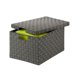 thumbnail image 2 of Caja de archivos Honey-Can-Do 37 cm negro jaspeado, 2 of 2