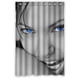 thumbnail image 1 of Bonita cortina de ducha Angelina Jolie, juego de cortinas de baño con ganchos, tamaño 60 x 72 pulgadas, 1 of 3