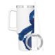 thumbnail image 3 of Grover Vaso aislado de acero inoxidable con asa, diseño temático, regalo para familia, amigos y fans; incluye pajita y encaja en el portavasos estándar, 40 oz, 3 of 6