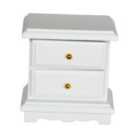 Bothyi - Casa De Muñecas Mesita De Noche Miniatura 1:12 Armario Gabinete Simulación Para Niños