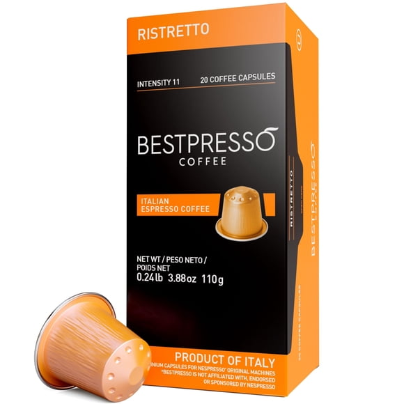Cápsulas De Café Ristretto 120 Para Nespresso Original