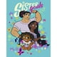 thumbnail image 2 of Camiseta Disney Sister Goals para niñas azul Tahití, talla L, 2 of 3