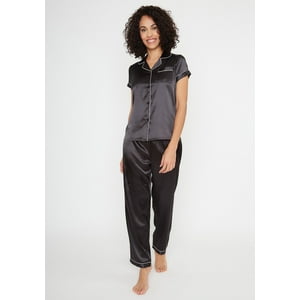 Pijama Mujer Satin Kayser 70.1120-Neg