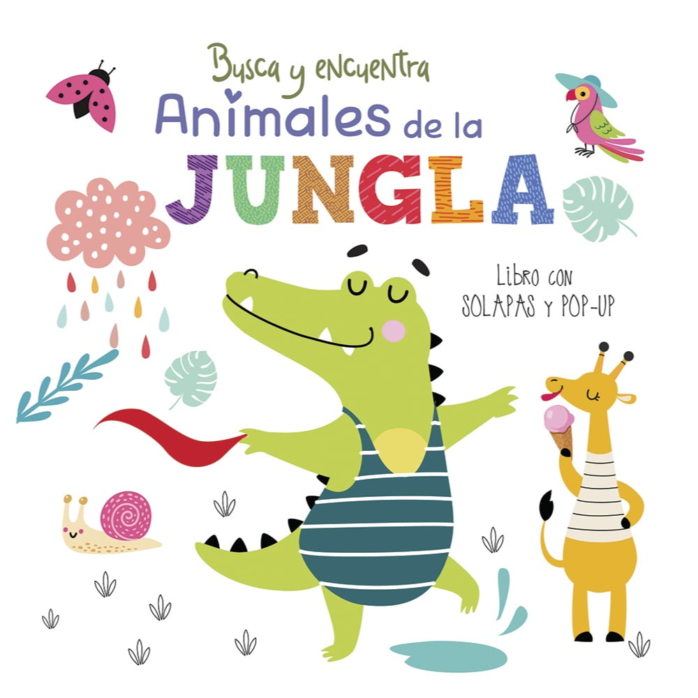 Latinbooks - Busca Y Encuentra Animales De La Jungla Pop Up