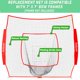 thumbnail image 2 of Red de Béisbol GoSports 213 cm x 213 cm con Zona de Strike, 2 of 6