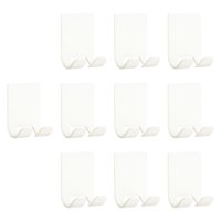 Bothyi - 10 Ganchos Para Afeitadora, Impermeables, Autoadhesivos, Para Baño, Cocina, Color Blanco