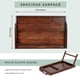 thumbnail image 5 of Bandeja para cama Rossie Home de bambú extragrande con soporte para celular, 5 of 6