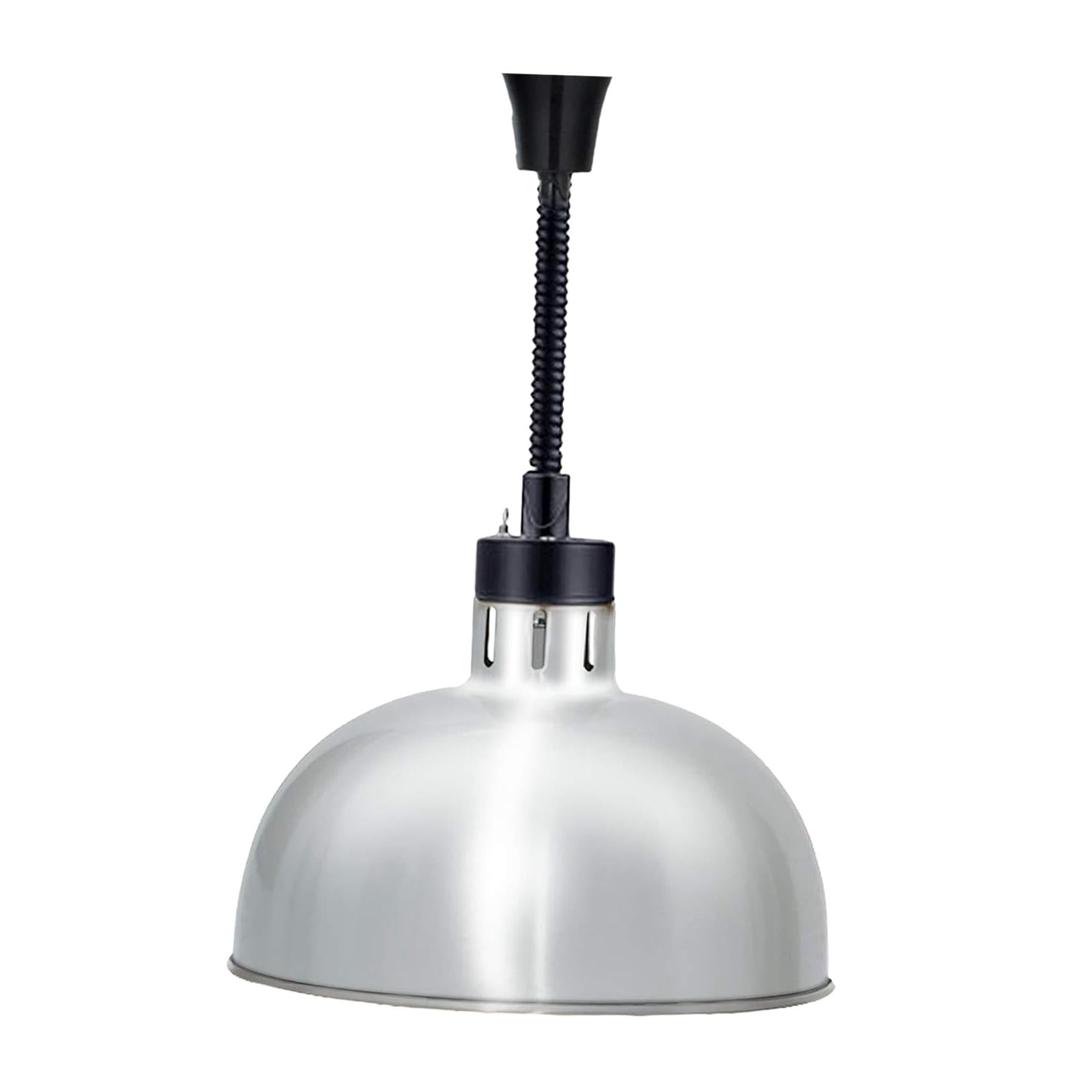 Bothyi - Lámpara De Calor Para Alimentos, Lámpara Calentadora De Alimentos De Acero Inoxidable Para Restaurante, Patatas Fritas, Cocina Plateada