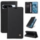 thumbnail image 1 of Funda Billetera de Cuero para Google Pixel 8 Pro con Tarjetero y Soporte - Tapa Magnética Negro, 1 of 6