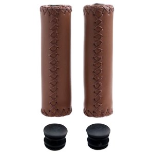 Ioensy - 1 Par De Empuñaduras De Manillar De Bicicleta, Tubo De Cuero Pu A Prueba De Golpes Para Bicicleta Al Aire Libre