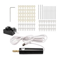 Magideal - Juego De Herramientas De Taladro Manual Eléctrico Para Fundición De Resina, Kit De Tornillo De Banco Eléctrico Para Resina, Plástico, Madera, Arcilla Estilo B