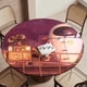 thumbnail image 5 of WALL·E-theme Fitted Round Tablecloths Elastic Edged Table Covers Waterproof Table Cloth for Kitchen Holiday Party Tables Decor 150cm, 5 of 6