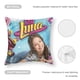 thumbnail image 5 of SOY LUNA Fundas de almohada de terciopelo con tema, regalos de funda de almohada, decoración para el hogar, cojín de lanzar, regalo de cumpleaños para fans y parejas.61*61cm., 5 of 6