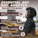 thumbnail image 4 of Adaptador de casco Tesorrio 2 piezas negro para riel ARC, 4 of 9
