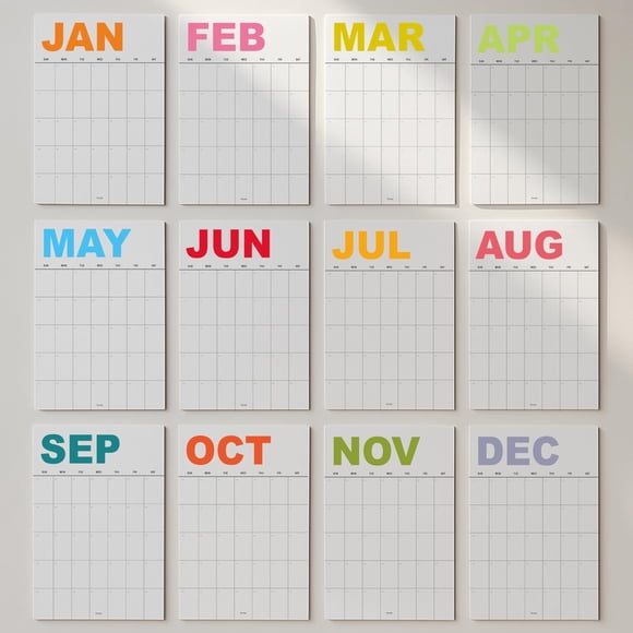 Calendario CLEVER SIGNS A3 30 × 42 cm de borrado en seco sin fecha