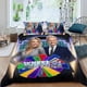 thumbnail image 2 of Rueda de la Fortuna Conjunto de sábanas temático, trío de piezas, cómodo y amigable con la piel, diseño único, regalo de decoración para el hogar para familiares, amigos y fans,135cm *200cm, 2 of 6