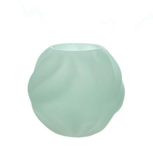 Homeessentials - Pecera De Vidrio Verde Menta 18 Cm