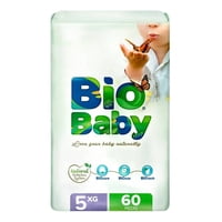 Chicolastic - Pañales Biobaby Ecológicos Talla 5 Xg 60 Piezas.