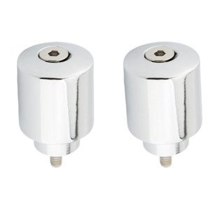 Ioensy - 2 Piezas De Extremos De Manillar De Motocicleta Para Honda Cbr 954Rr Gold Winggl1800 Silver