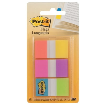 Separador De Página Banderita Colores Variados 60 Hojas 1 Un Post It