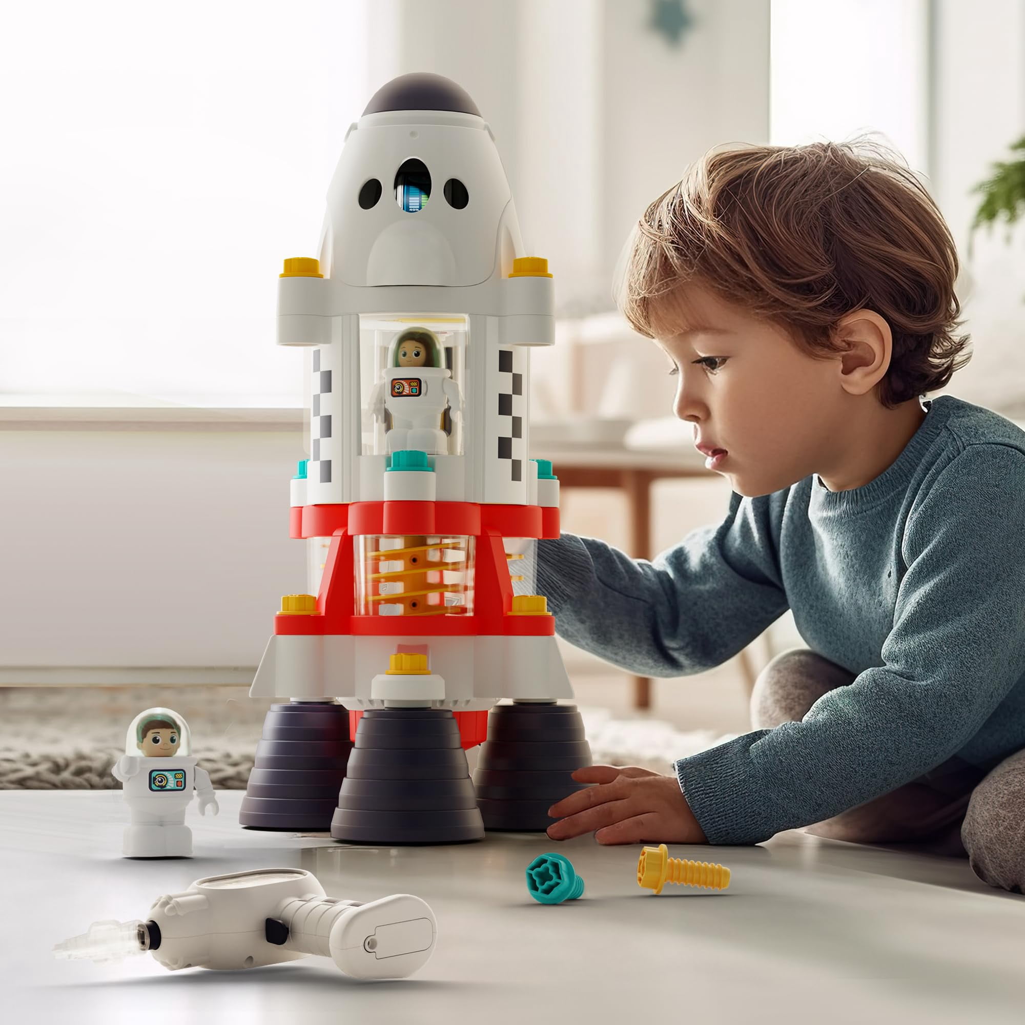 Iplay, Ilearn - Nave Espacial Rocket Space Toy Iplay Ilearn Para Niños Con Transbordador Espacial