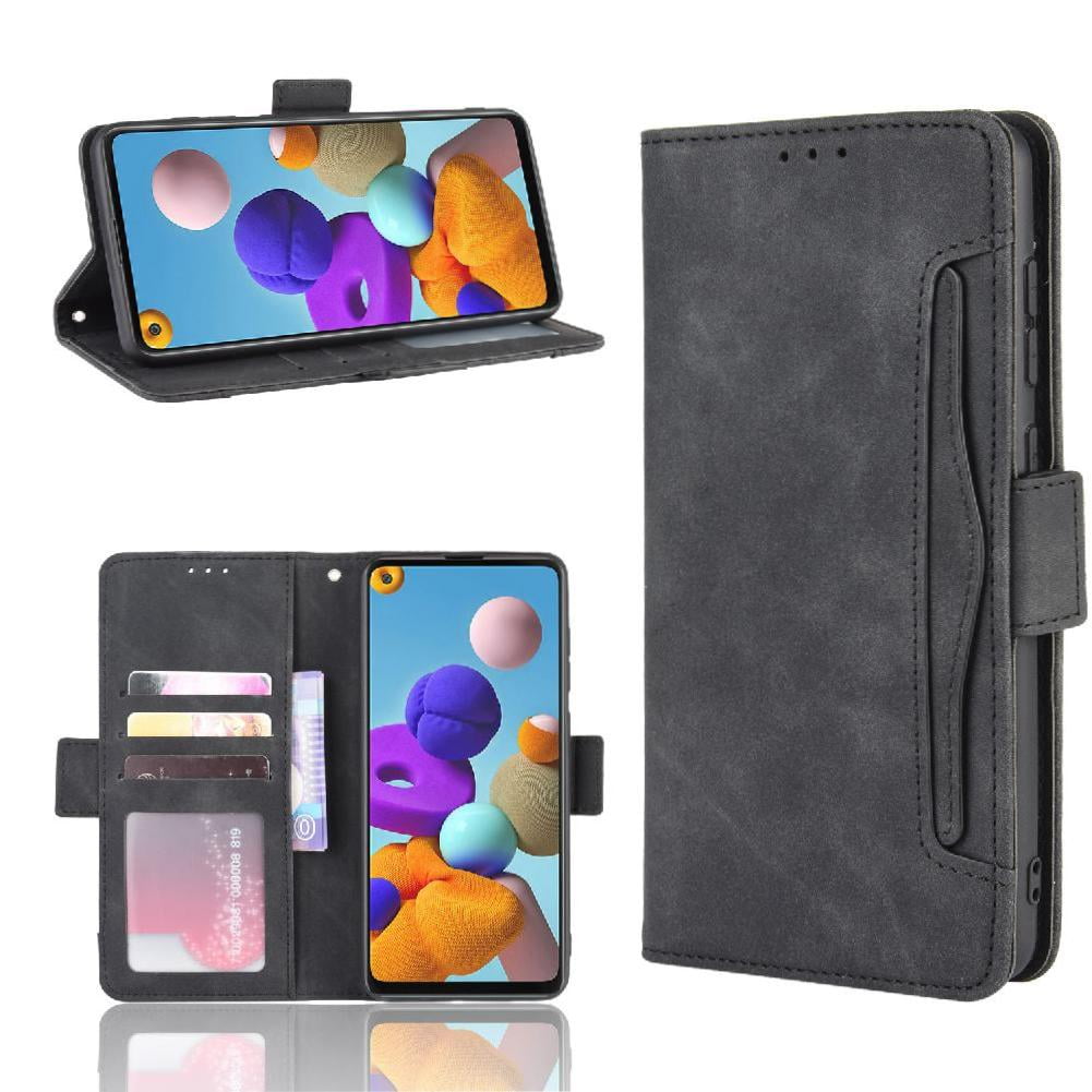 Funda Tipo Billetera Foxdock Para Samsung Galaxy A21s – Tapa Flip Con Tarjetero