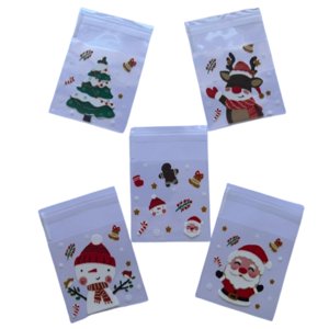 Genérico - Bolsas Navidad A 7X7+2Cm Autoadhesivas 100 Un