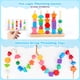 thumbnail image 4 of Juego de juguetes Montessori de cuentas de madera para secuenciar, apilar y atar, 4 of 7