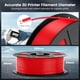 thumbnail image 5 of Filamento para impresora 3D SUNLU PLA de 1,75 mm, bobina de 1 kg, rojo, 5 of 9