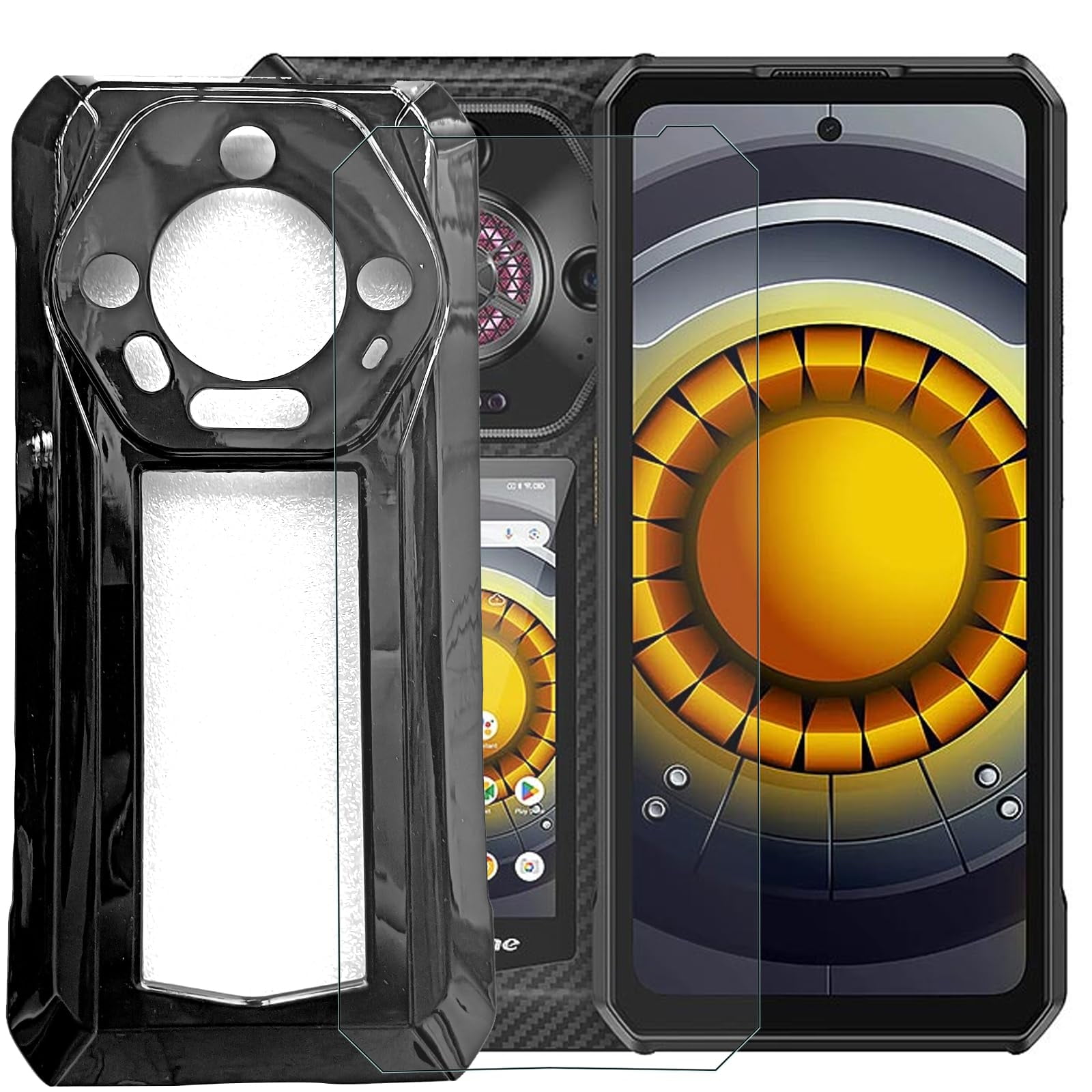 Funda Y Protector De Pantalla Tnkisry Para Ulefone Armor 30 Pro 6.95