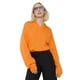 thumbnail image 1 of Sweater Mujer Cuello Polo Bicolor Naranjo Corona, 1 of 5