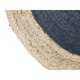 thumbnail image 2 of Alfombra Yute Redonda Centro Azul, 2 of 2