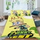 thumbnail image 2 of Johnny Test Conjunto de sábanas temático, trío de piezas, cómodo y amigable con la piel, diseño único, regalo de decoración para el hogar para familiares, amigos y fans, 90 cm * 190 cm, 2 of 6
