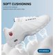 thumbnail image 4 of Zapatillas K-Swiss ST329 CMF para hombre, blancas, azul marino y rojas, talla 12 M, 4 of 8
