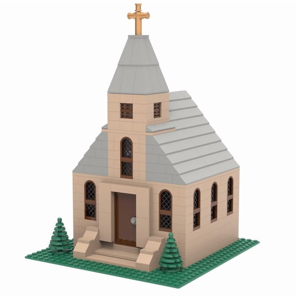Set de bloques NovaBrix Church multicolor, 347 piezas