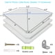 thumbnail image 5 of Juego de estantes de pared para esquina Joiishom Floating Wood White x3, 5 of 7