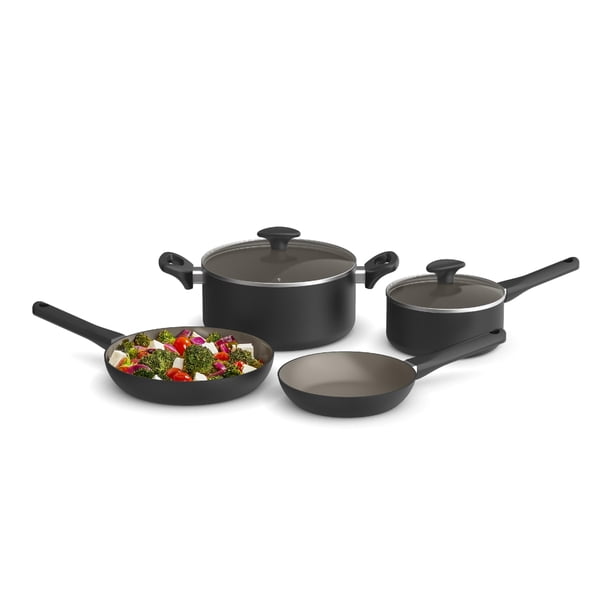 Set de utensilios de cocina BELLA, 12 piezas, EverGood, cerámica, antiadherente, color negro