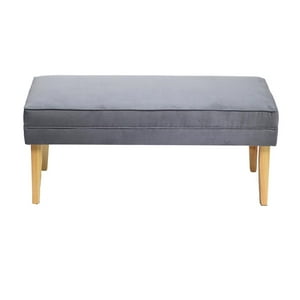 Banqueta Style Gris Felpa Máxima Design
