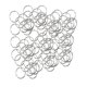 thumbnail image 3 of 100PCS Libro de metal niquelado Anillos de carpeta de hojas sueltas Clip de 1.375 pulgadas, 3 of 5