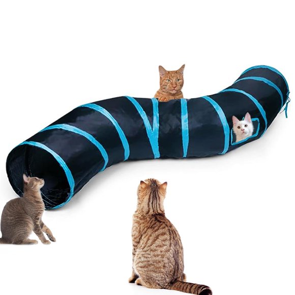 Túnel para Gato Deofun en Forma de S Plegable