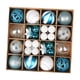 thumbnail image 3 of 36 Piezas Bolas De Navidad Adornos Decoraciones DIY Para Celebración En El Patio Trasero Azul Blanco, 3 of 3